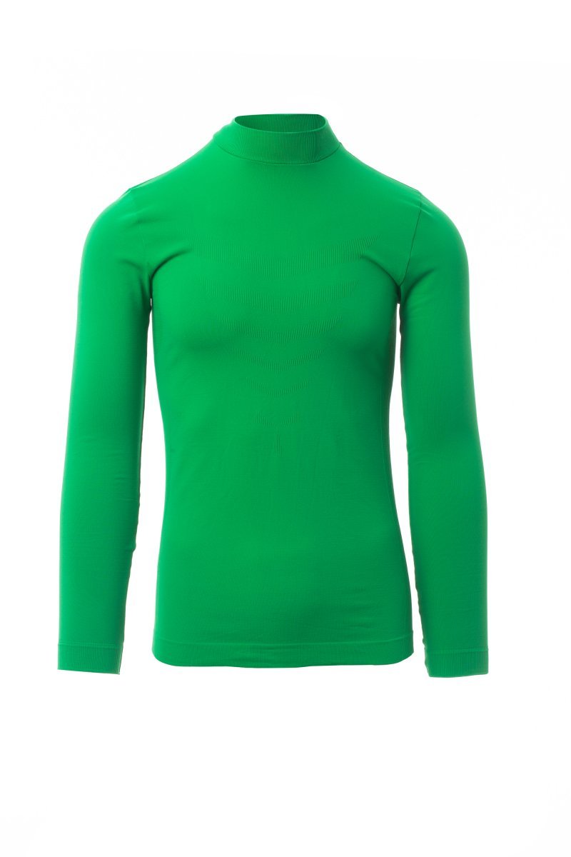 Herren Funktionsshirt mit Stehkragen Langarm nahtlos – TPlayer