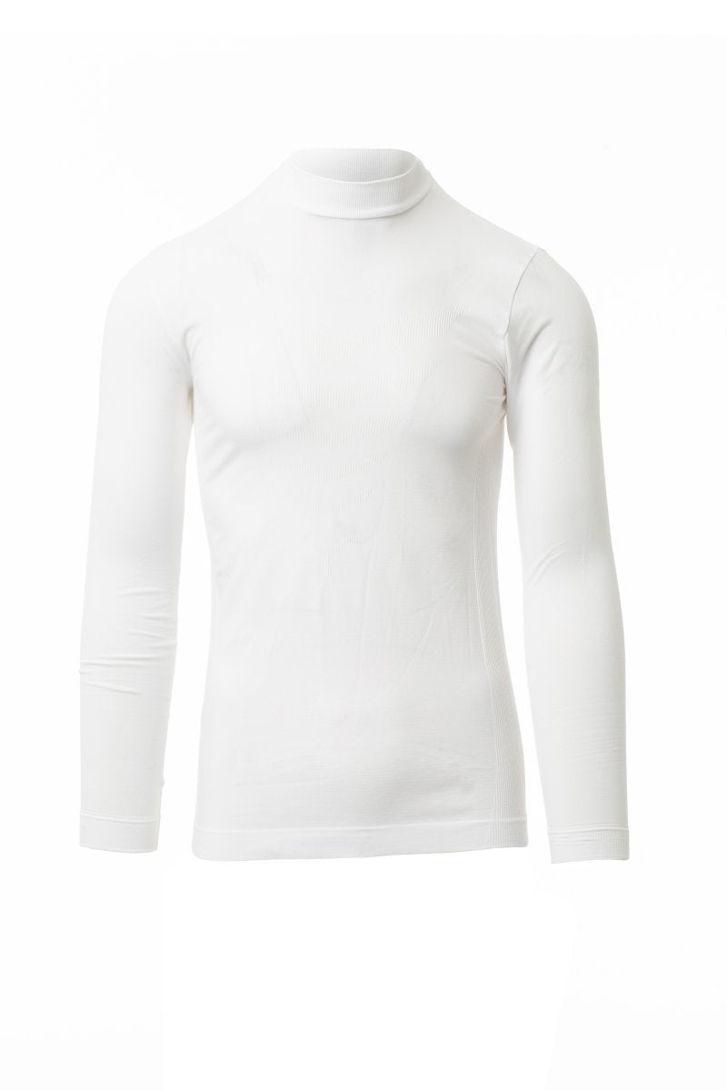 Herren Funktionsshirt mit Stehkragen Langarm nahtlos – TPlayer