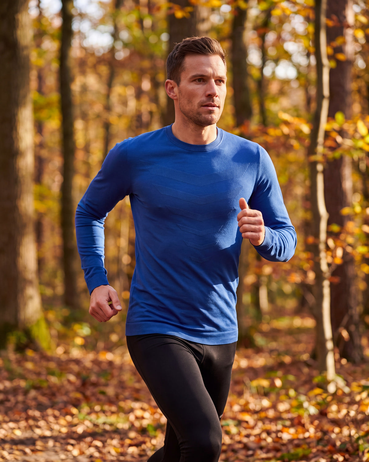 Herren Funktionsshirt Langarm nahtlos mit Rundhals – TPlay LS