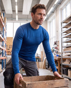 Herren Funktionsshirt Langarm nahtlos mit Rundhals – TPlay LS
