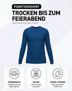 Herren Funktionsshirt Langarm nahtlos mit Rundhals – TPlay LS