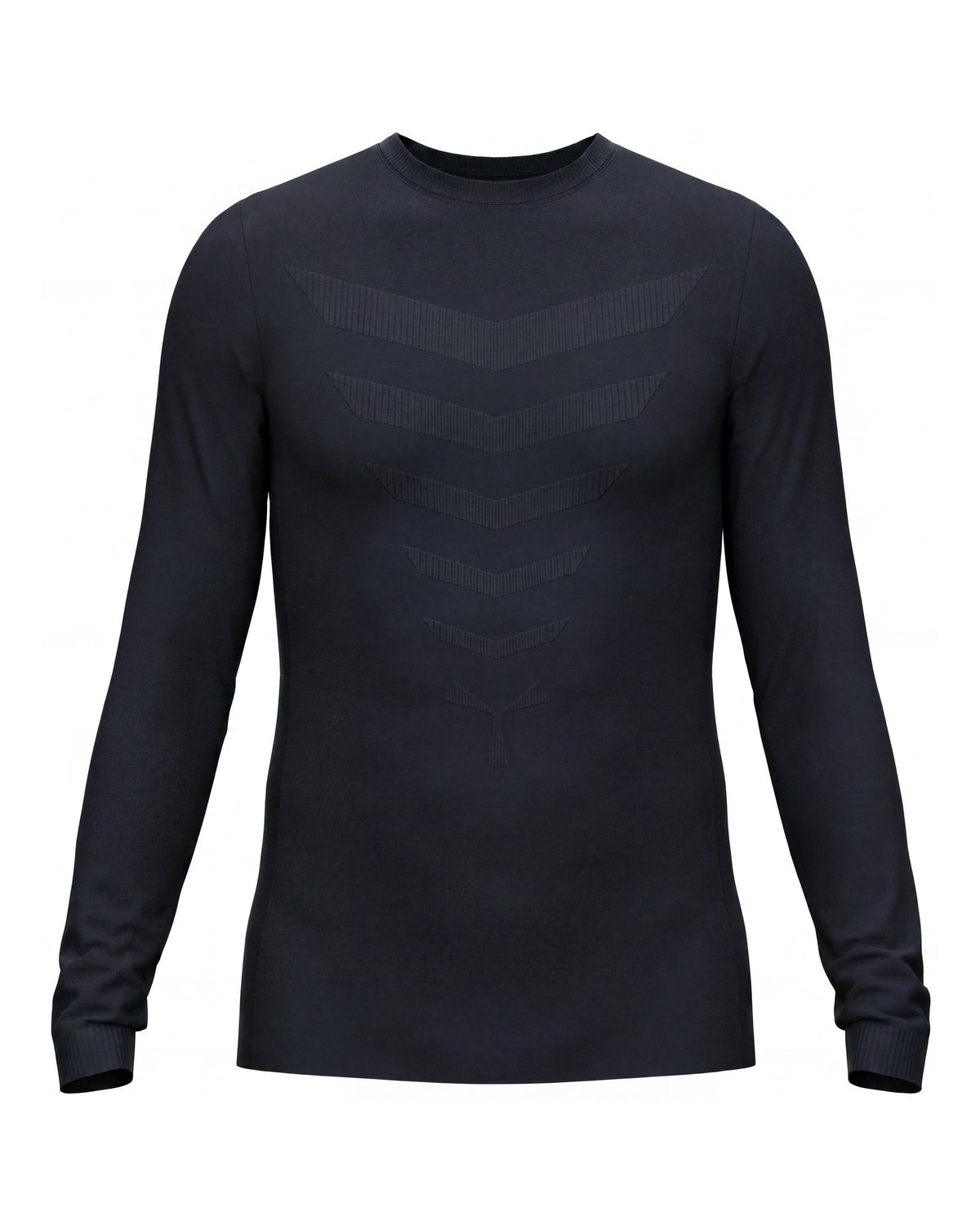 Herren Funktionsshirt Langarm nahtlos mit Rundhals – TPlay LS