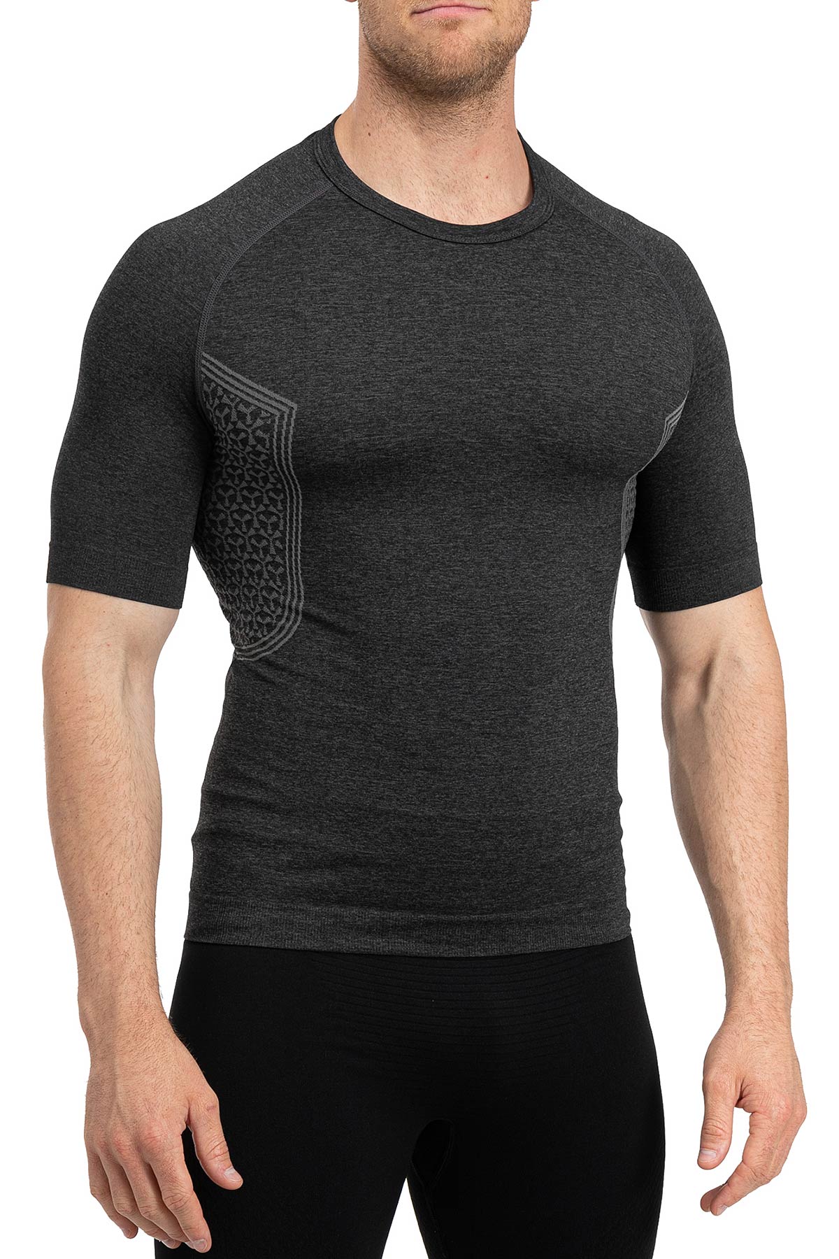 Hochwertiges Funktionsshirt dick Schwarz