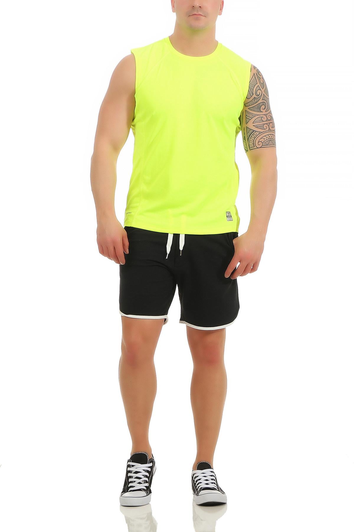 Sportshirt fuer Maenner in Gelb