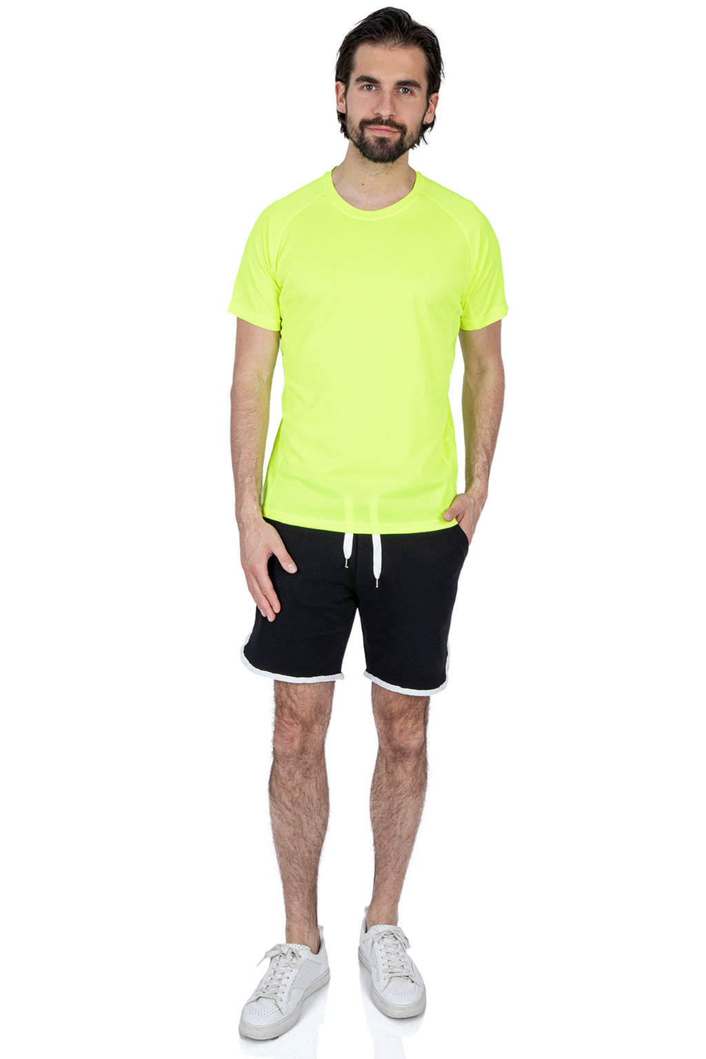 Männershirt Sport Gelb