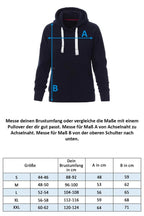 Damen Pullover mit Kapuze, einfarbig Atlanta