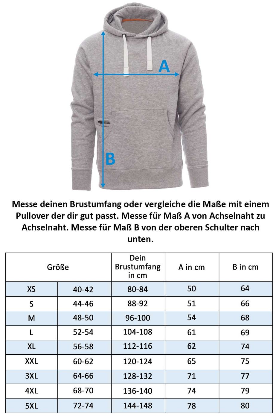 Herren Pullover mit Kapuze Atlanta