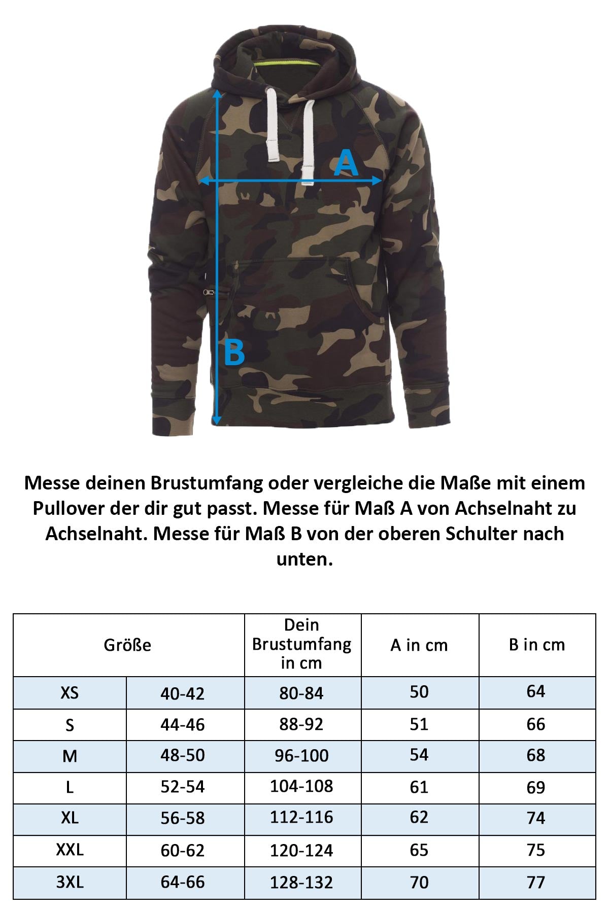 Herren Pullover Camouflage Atlanta
