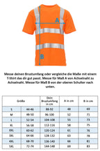 Herren Warnschutz T-Shirt mit Reflexstreifen EN ISO 20471 Avenue