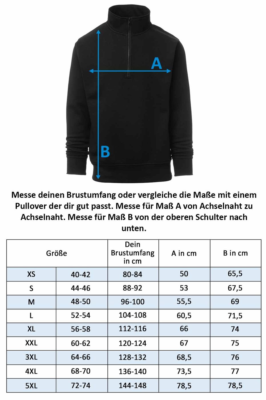 Herren Pullover mit Reißverschluss & Stehkragen Halfzip Carson