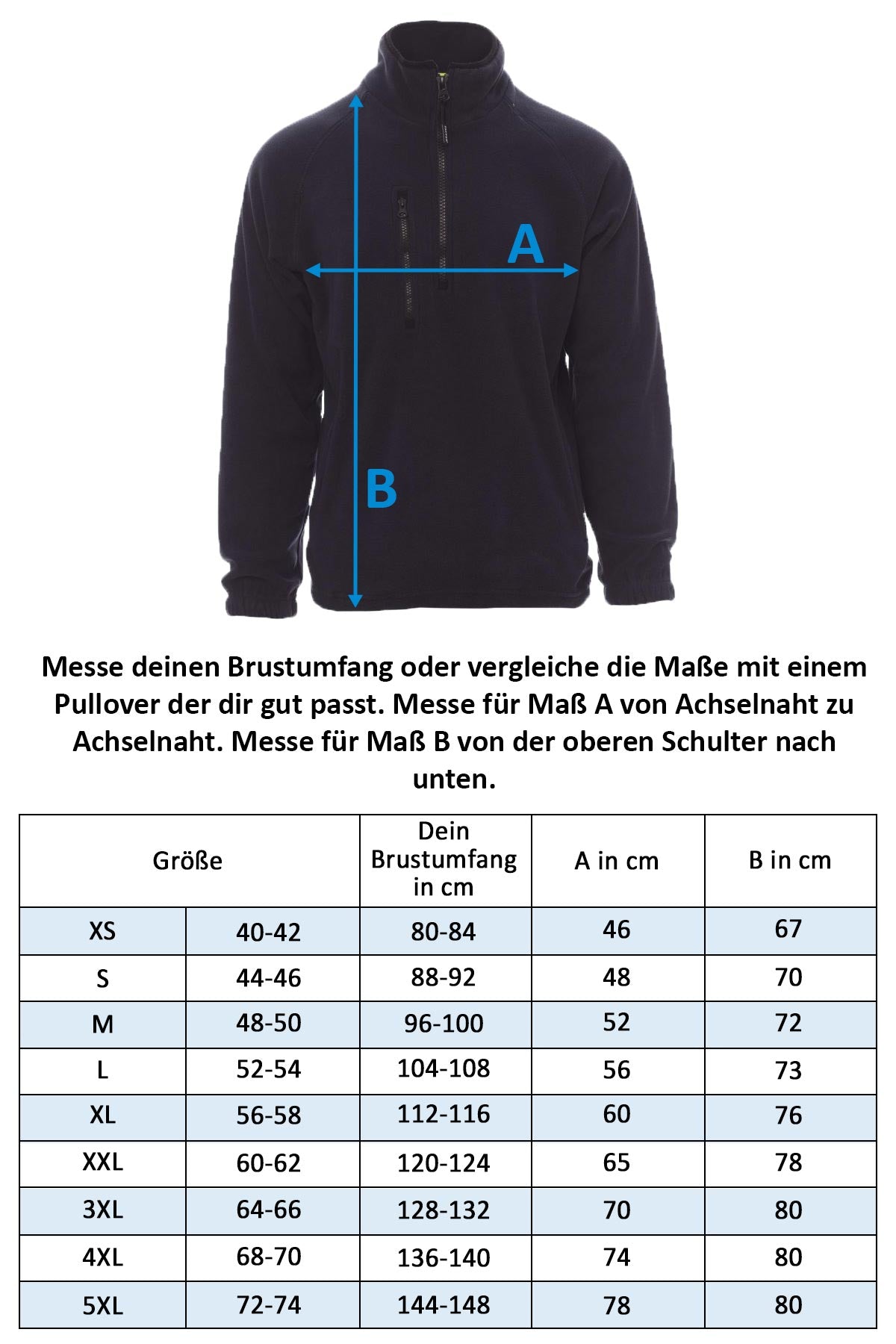 Herren Fleecepullover mit Taschen Dolomiti
