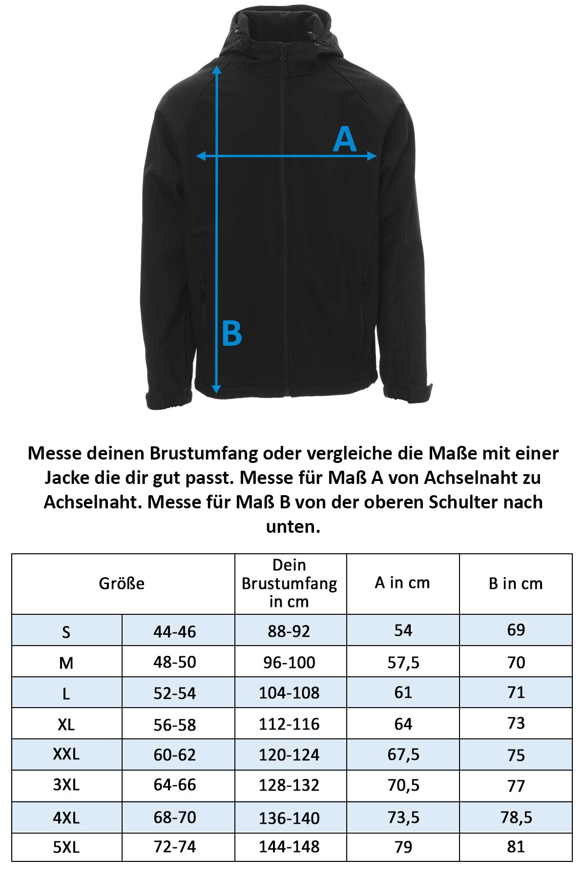 Herren Softshelljacke mit Kapuze Arbeitsjacke Gale