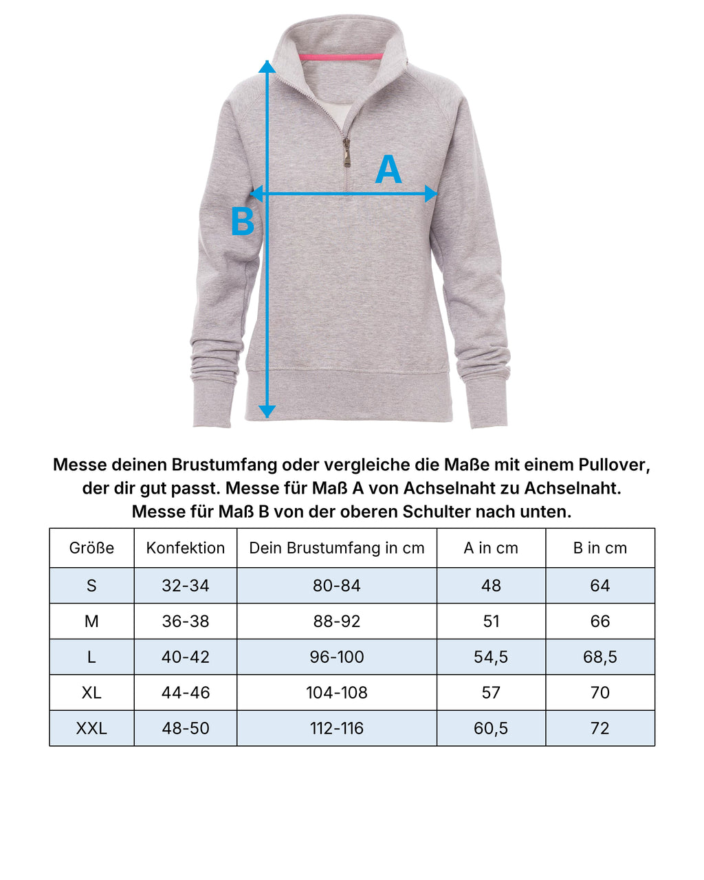 Damen Pullover Stehkragen Miami