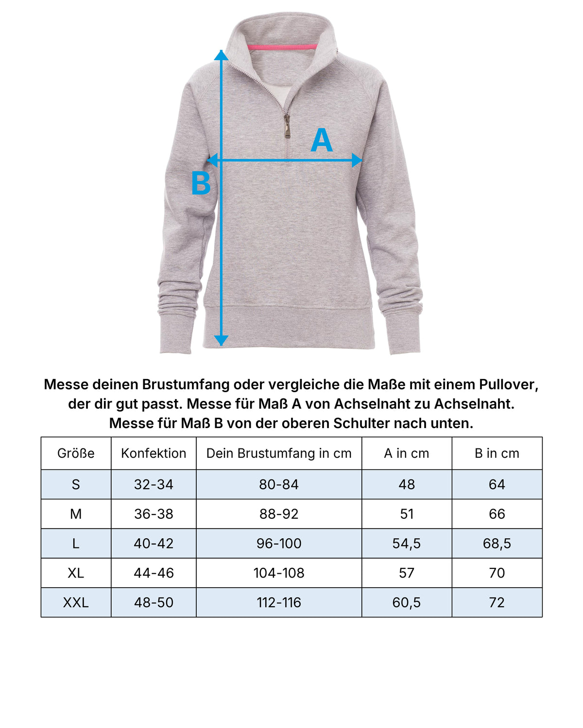 Damen Pullover Stehkragen Miami