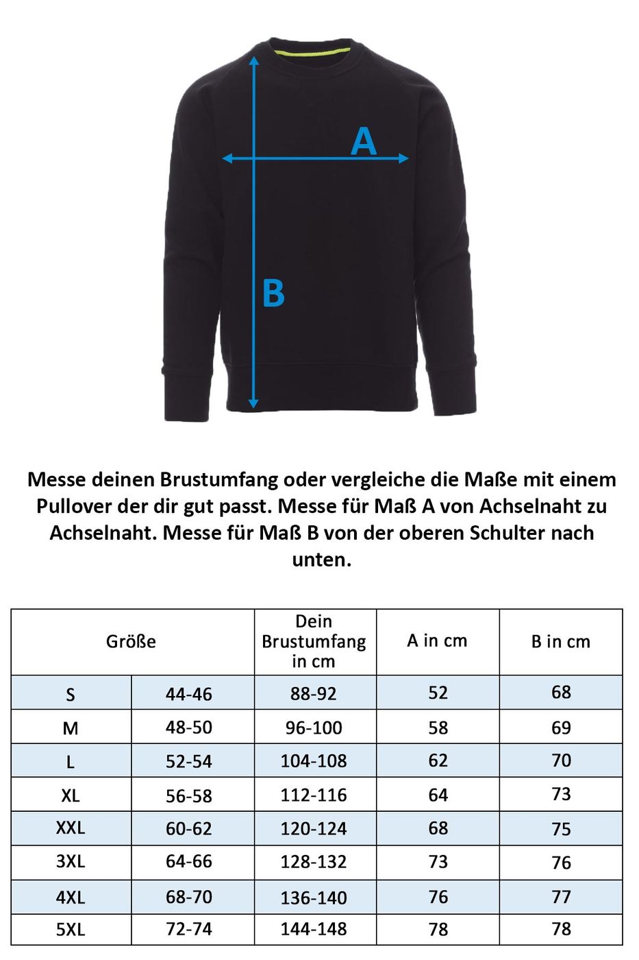 Herren Pullover ohne Kapuze Mistral