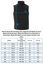 Herren Softshellweste mit funktionalen Taschen & Stehkragen Arbeitsweste Nordet Vest
