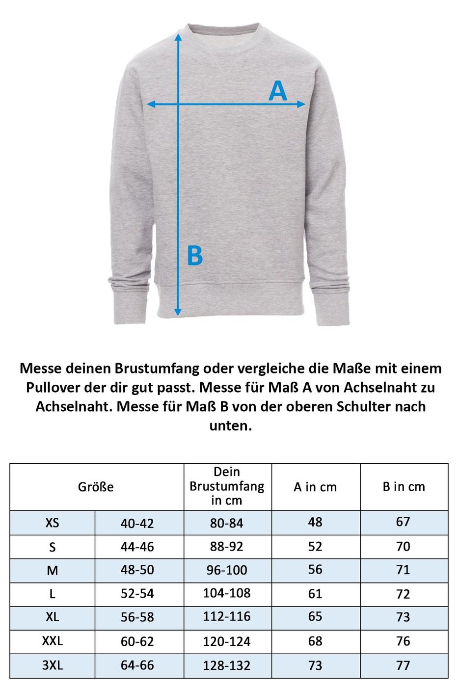 Herren Sweatshirt einfarbig Basic Orlando