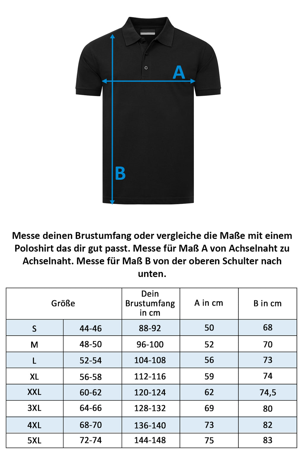 Herren 5er Pack Poloshirts bügelleicht aus Polyestermix Venice Pro