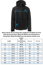 Herren Winterjacke mit vielen Taschen & Kapuze Softshelljacke Stream Pad