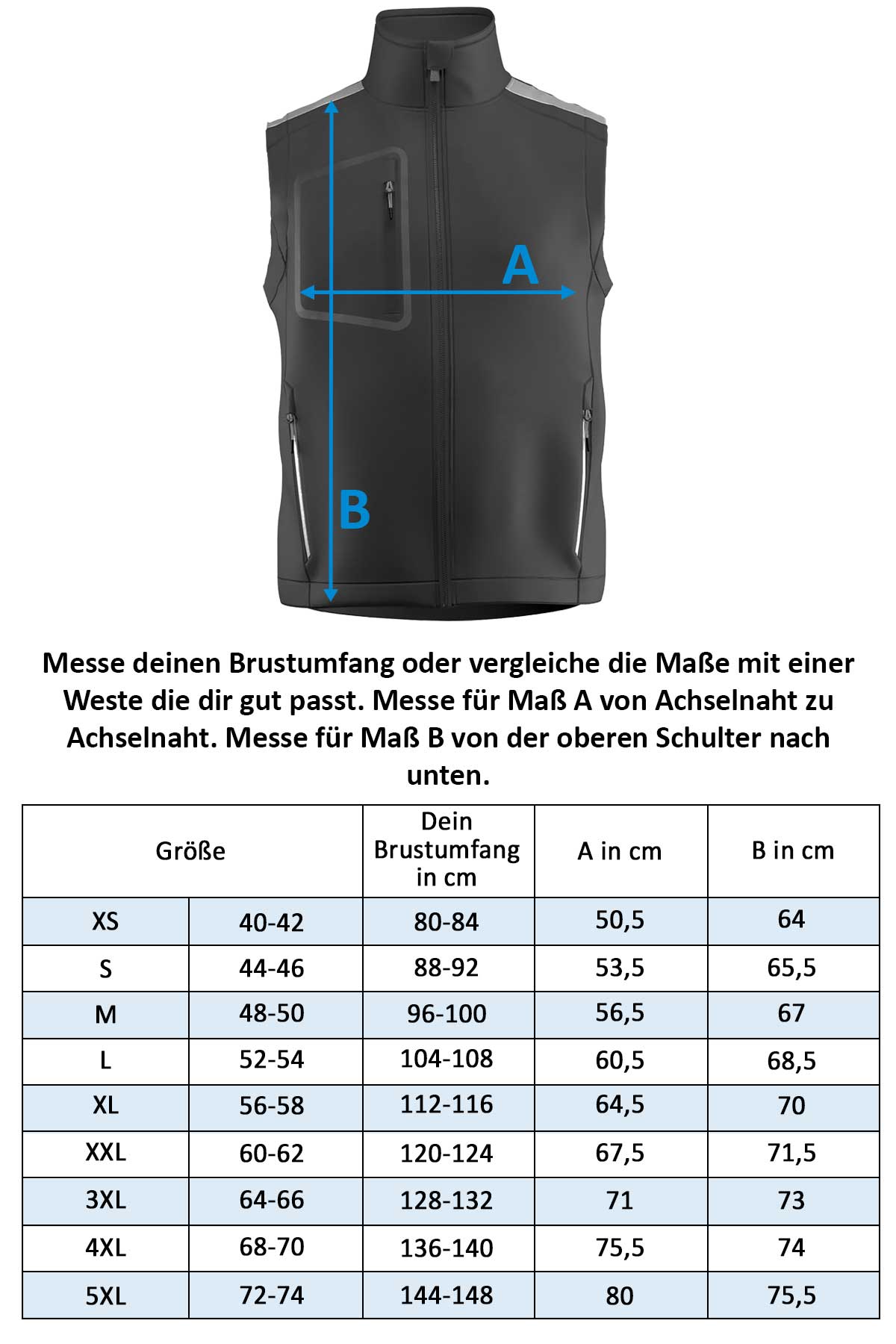 Herren Softshellweste gefüttert mit Stehkragen & Reißverschlusstaschen Arbeitsweste Stream Pad Vest