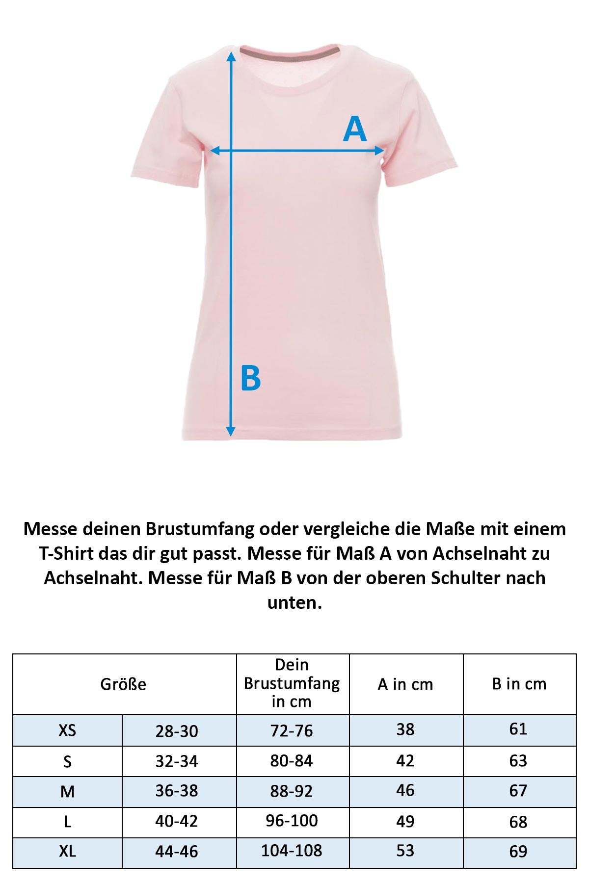 Damen Basic T-Shirt Sunset