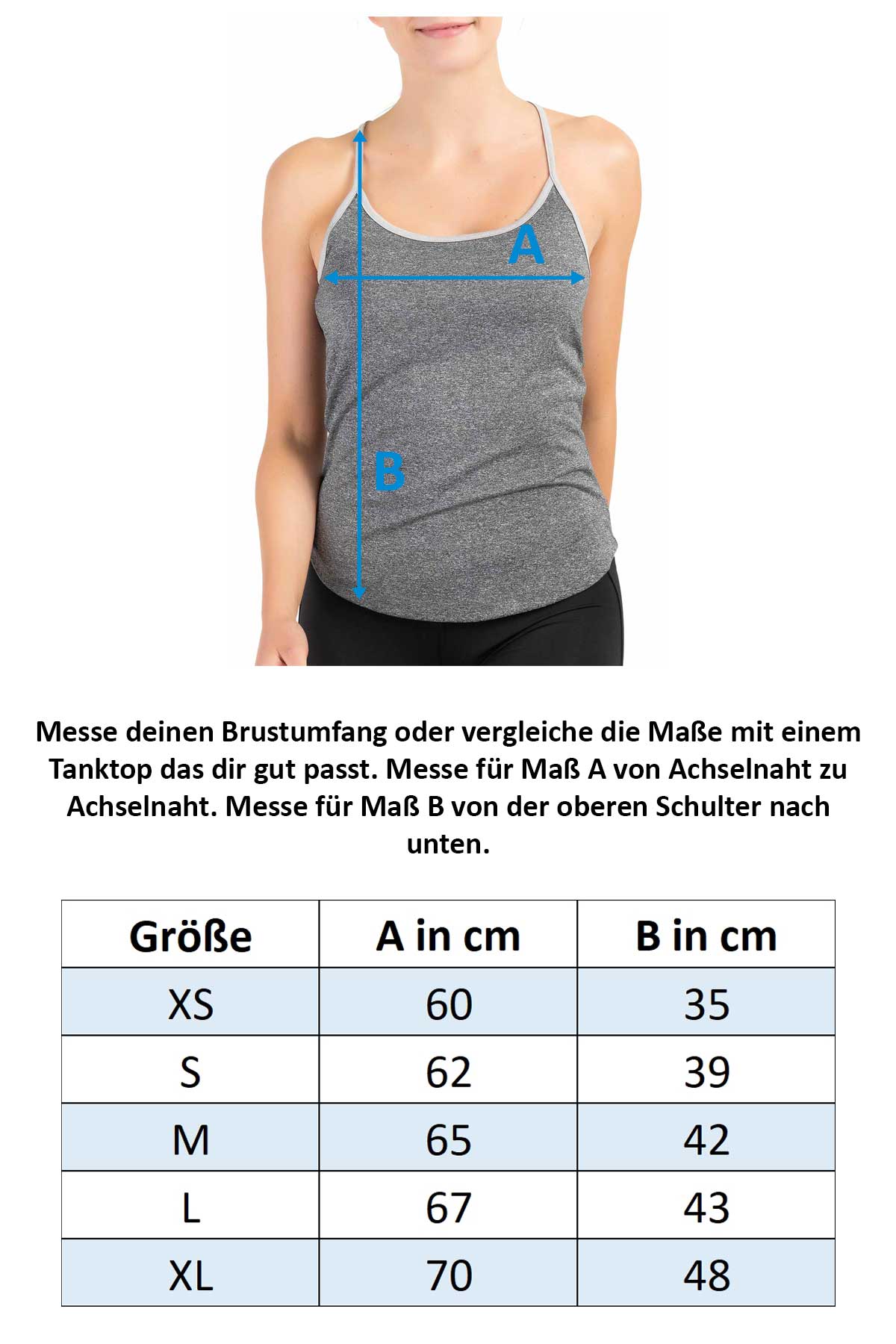 Damen Sport Tank Top dünne Träger TR043
