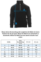 Herren Pullover Troyer 1/2 Zip Vancouver