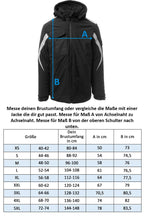 Herren Winterjacke wasserdicht & abtrennbare Kapuze gefütterte Softshelljacke Wonder Pad