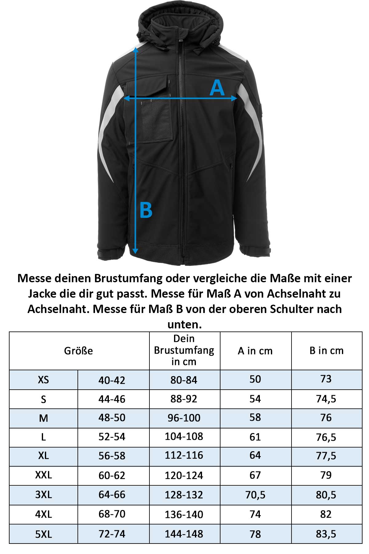 Herren Winterjacke wasserdicht & abtrennbare Kapuze gefütterte Softshelljacke Wonder Pad