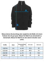 Jungen Sweatshirt mit Reißverschluss Halfzip Zico+