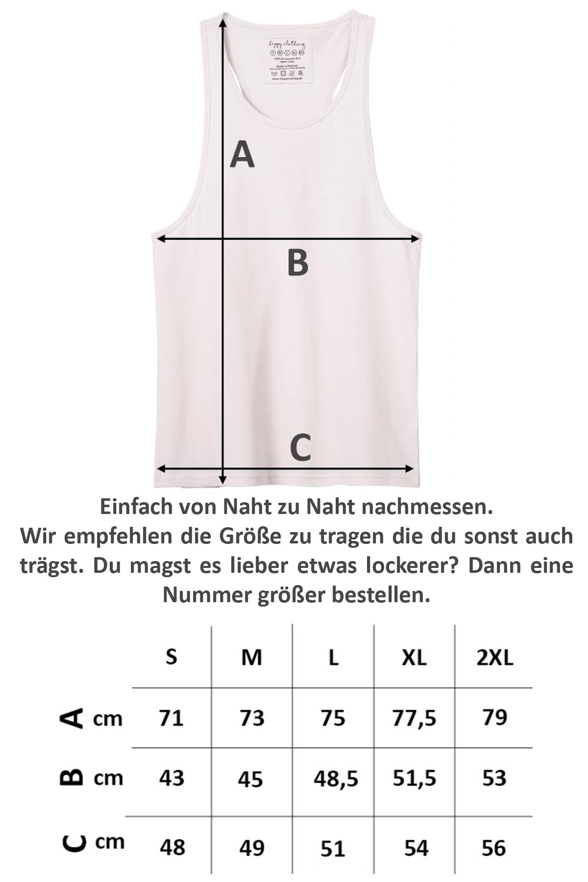 Herren Tank Top Fair Trade aus Biobaumwolle Favourite