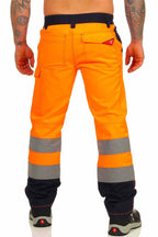 Warme Winterhose mit Signalfarben