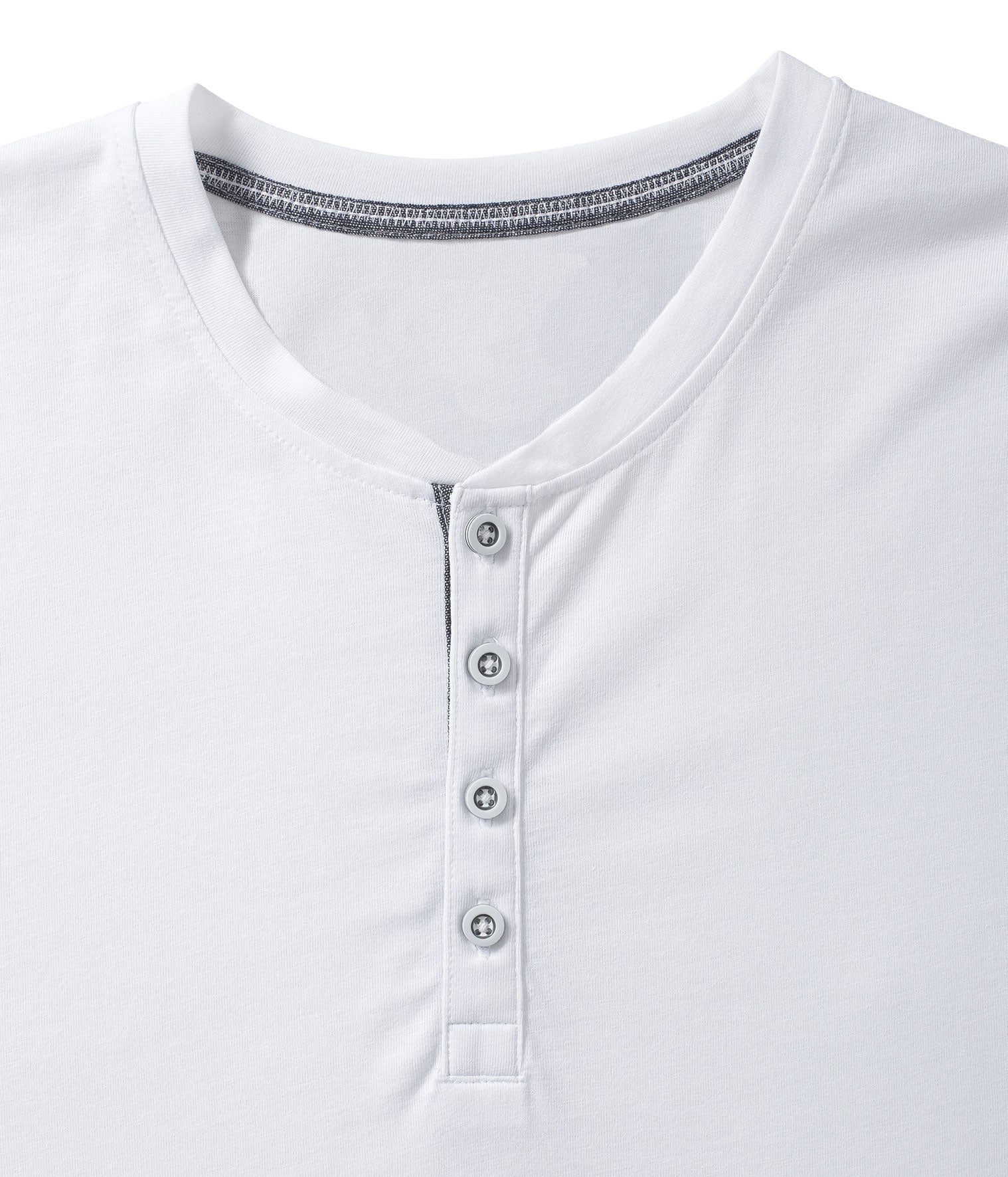 Feinripp T-Shirt mit knopfleiste Herren