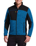 Workwear Jacke Herren Strick-Softshell zweifarbig Travel