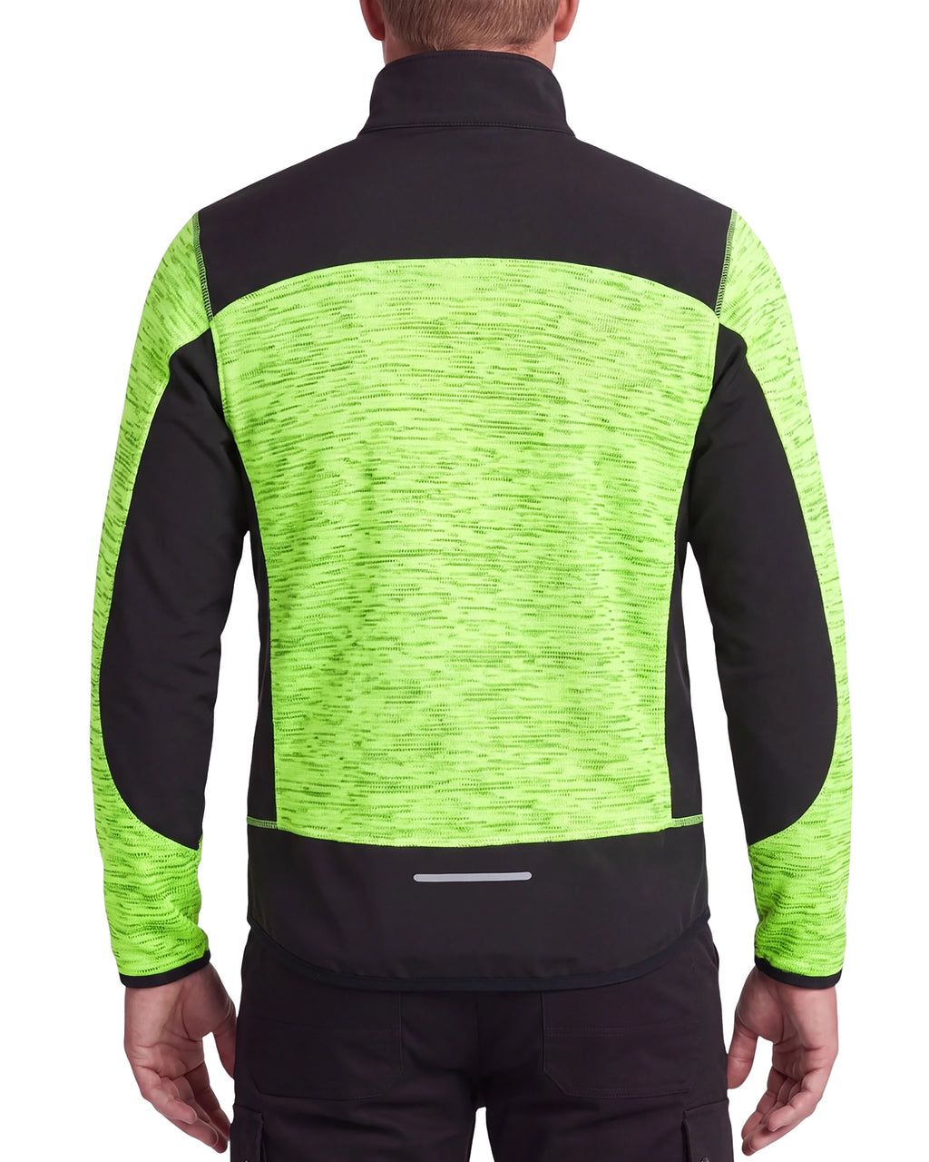 Workwear Jacke Herren Strick-Softshell zweifarbig Travel