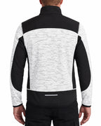Workwear Jacke Herren Strick-Softshell zweifarbig Travel