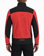 Workwear Jacke Herren Strick-Softshell zweifarbig Travel