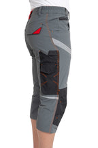 Herren Arbeitshose für warme Jahreszeiten mit Reflexstreifen in Anthrazit