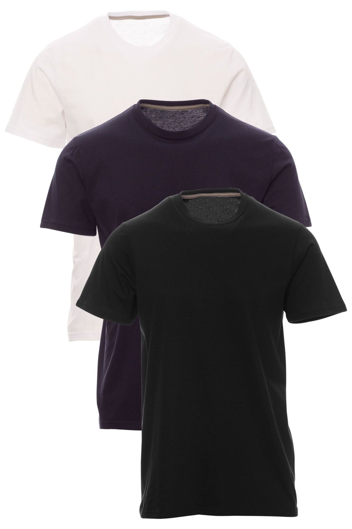 Herren Farbige T-Shirt 3 Pack