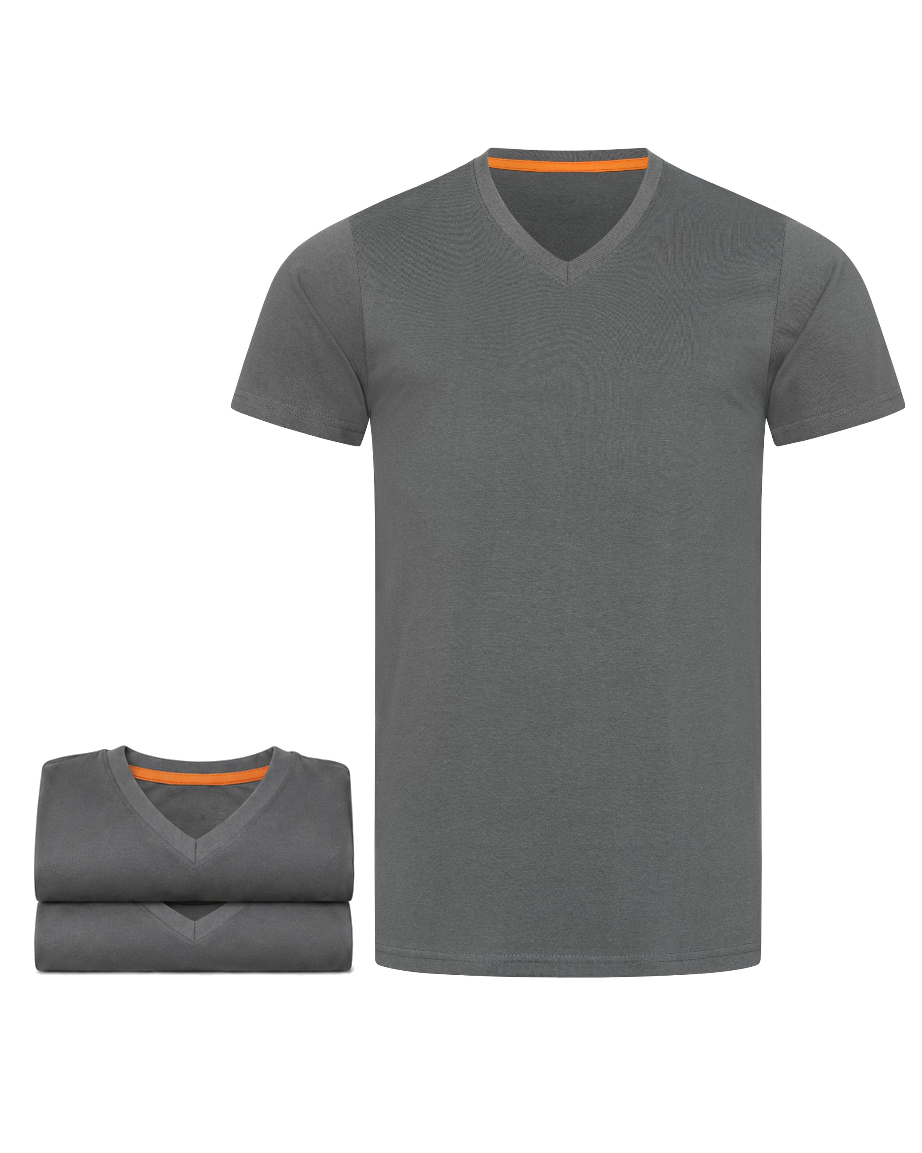Herren T-Shirt 3er Pack V-Ausschnitt – V-Neck