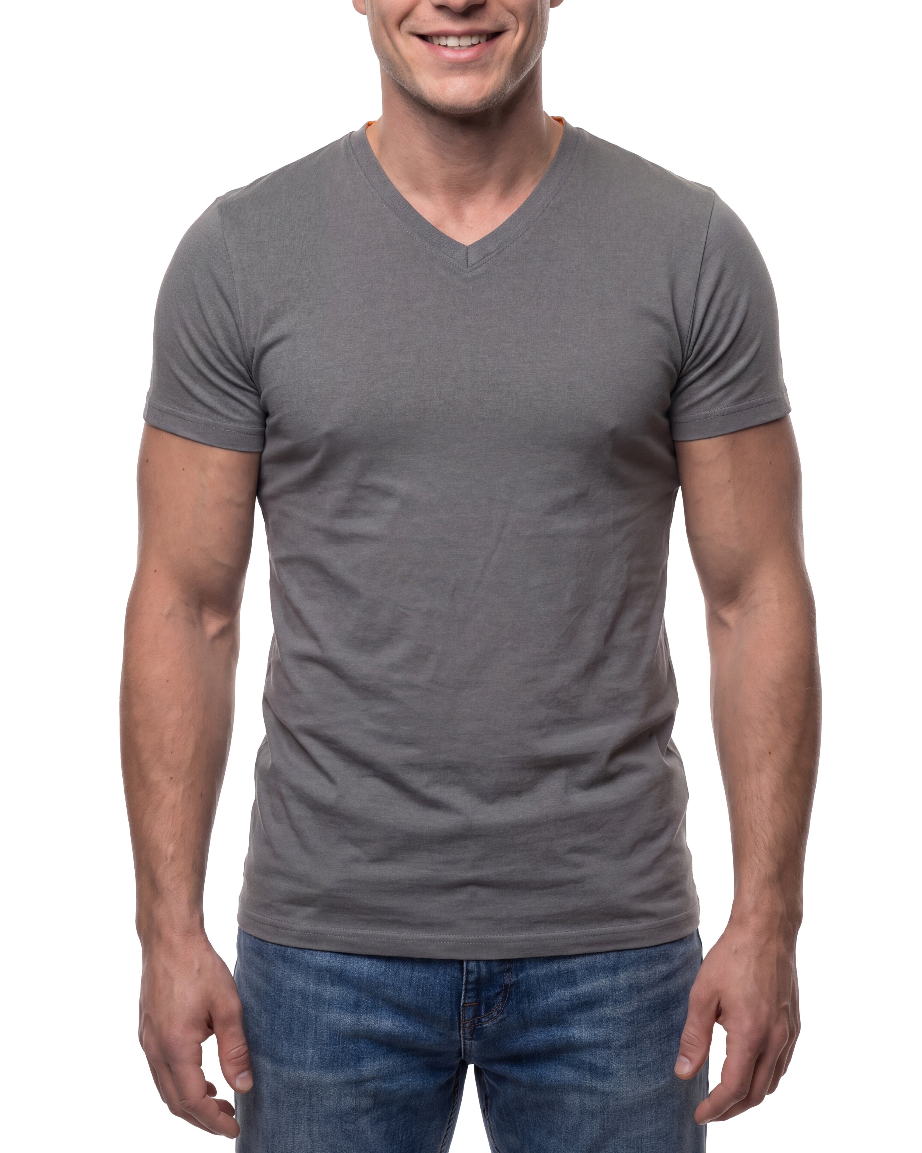 Herren T-Shirt 5er Pack V-Ausschnitt – V-Neck
