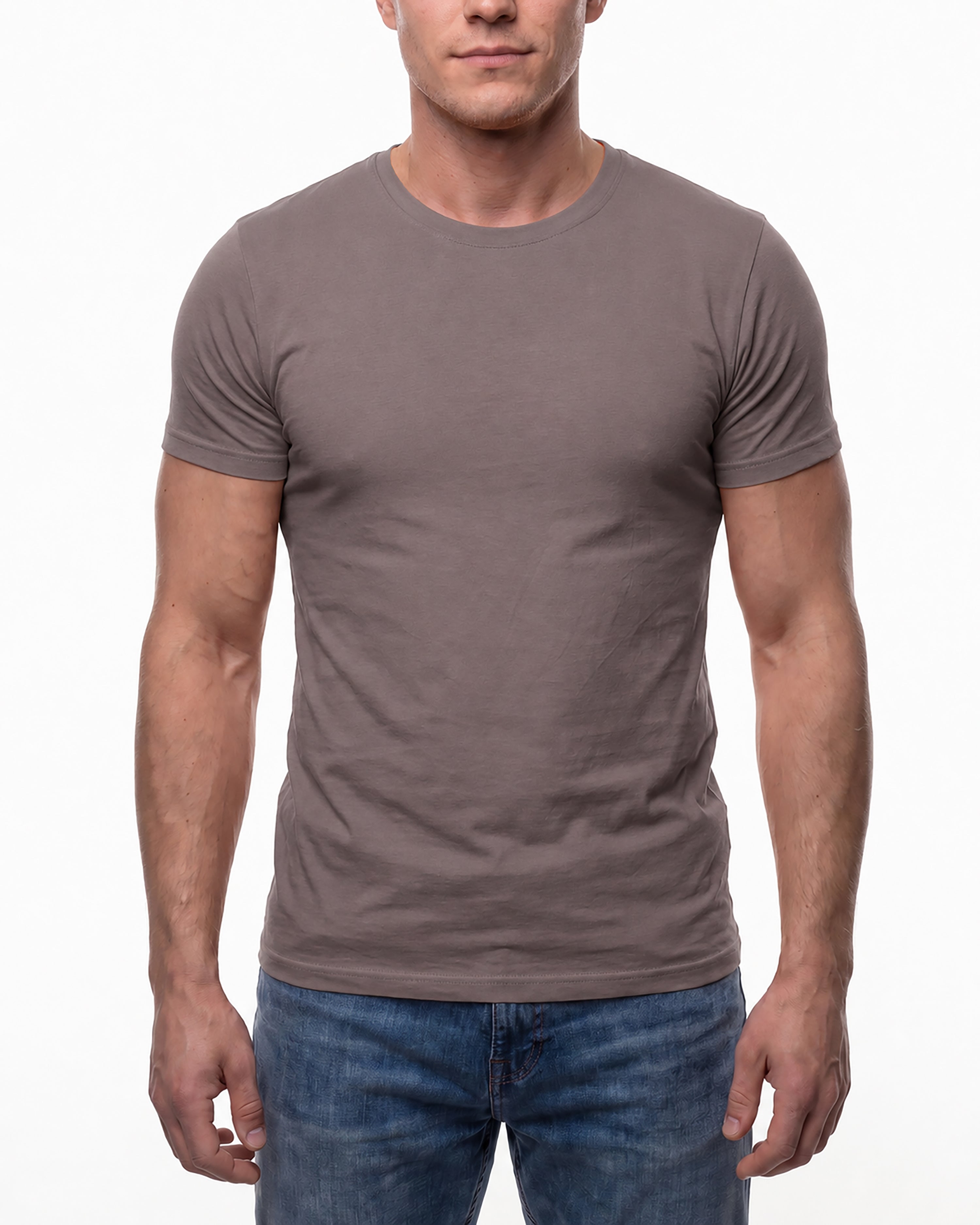 Herren T-Shirt Rundhals Baumwolle – Sunset