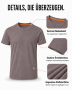 Herren T-Shirt 3er Pack Baumwolle – Sunset