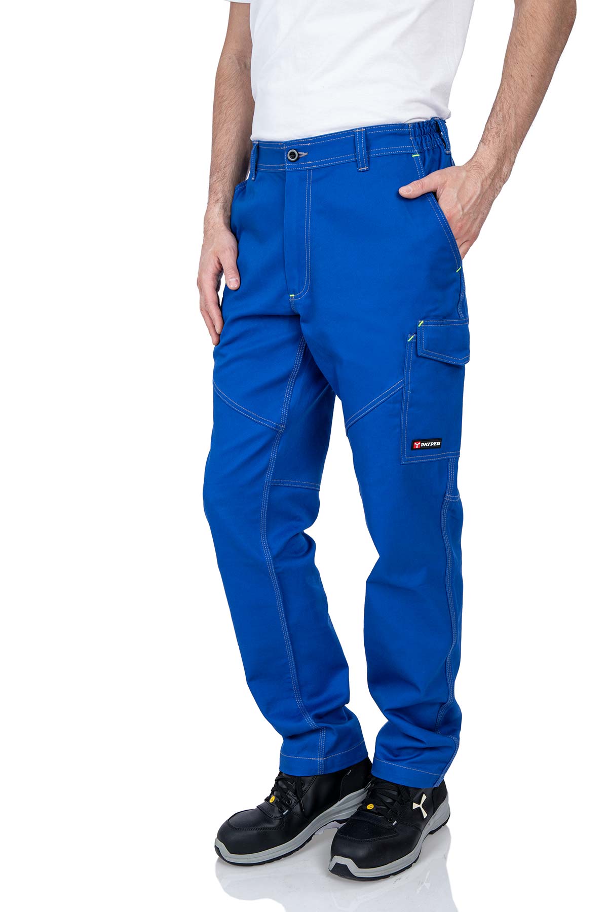 Arbeitshose auf 100% reiner Baumwolle in Blau