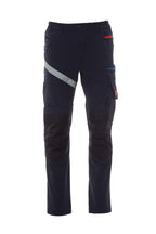 Herren Arbeitshose aus Stretch-Material für Bewegungsfreiheit in Dunkelblau