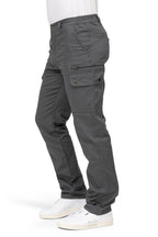 Herren Arbeitshose mit funktionalen Taschen und Metallreißverschluss in Anthrazit