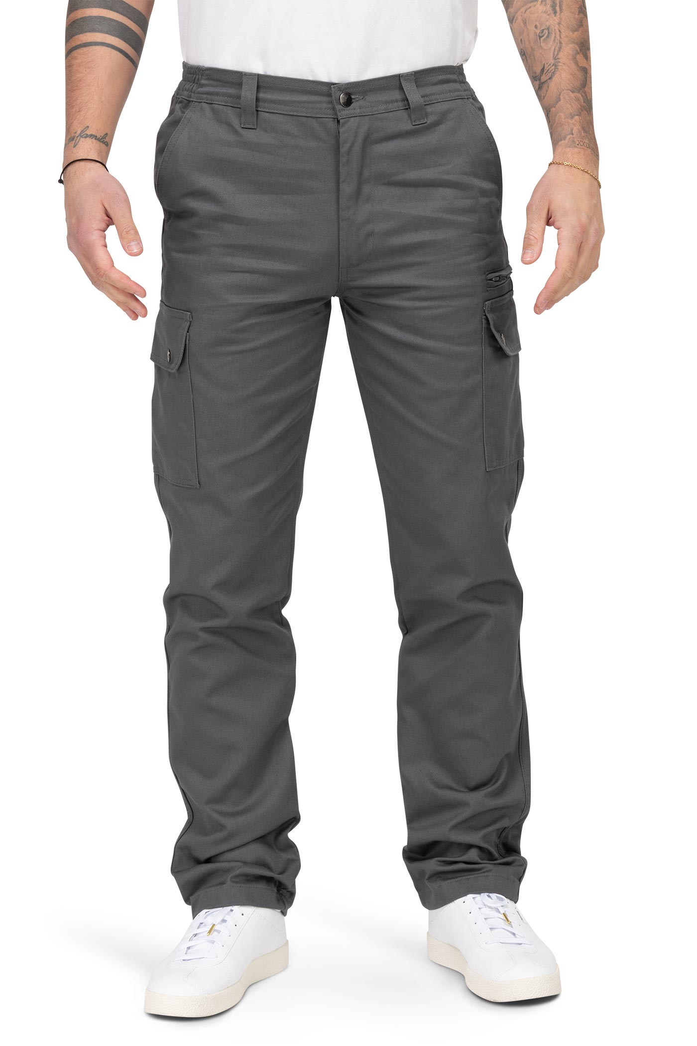 Herren Arbeitshose aus reiner Baumwolle ganzjährig Anthrazit