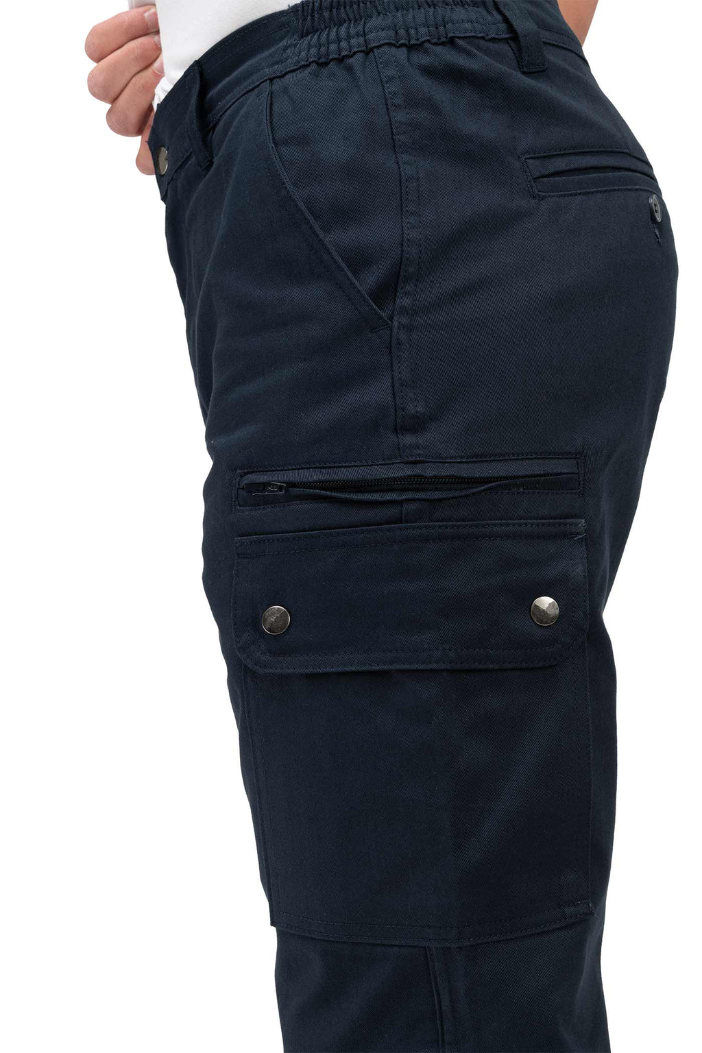 Herren Bundhose für Handwerker und Arbeiter mit praktischen Taschen in Dunkelblau