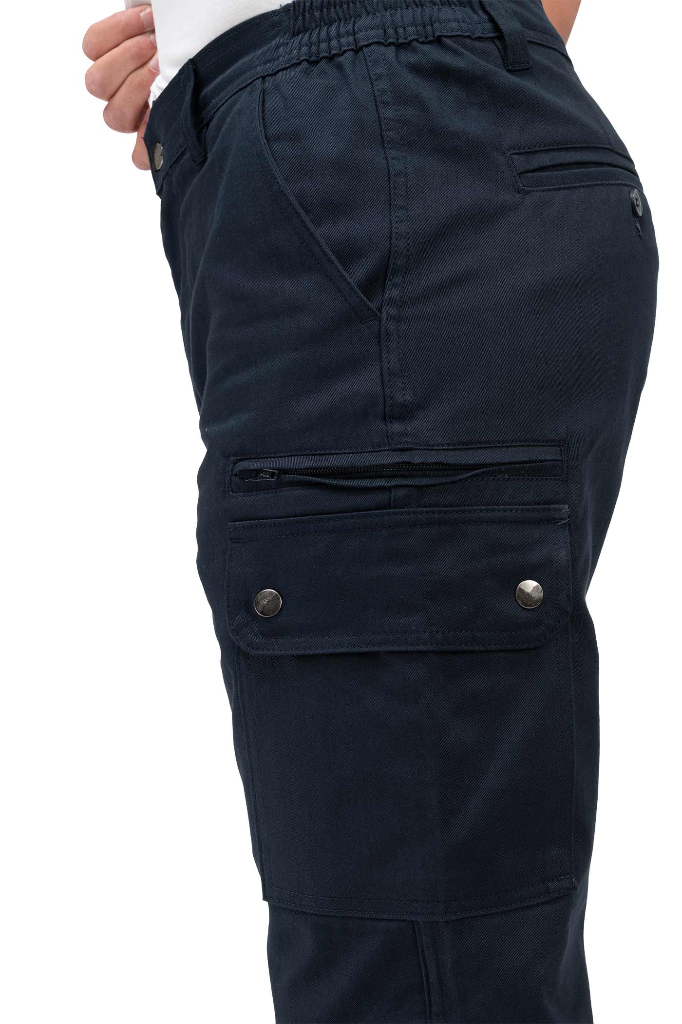 Herren Bundhose für Handwerker und Arbeiter mit praktischen Taschen in Dunkelblau