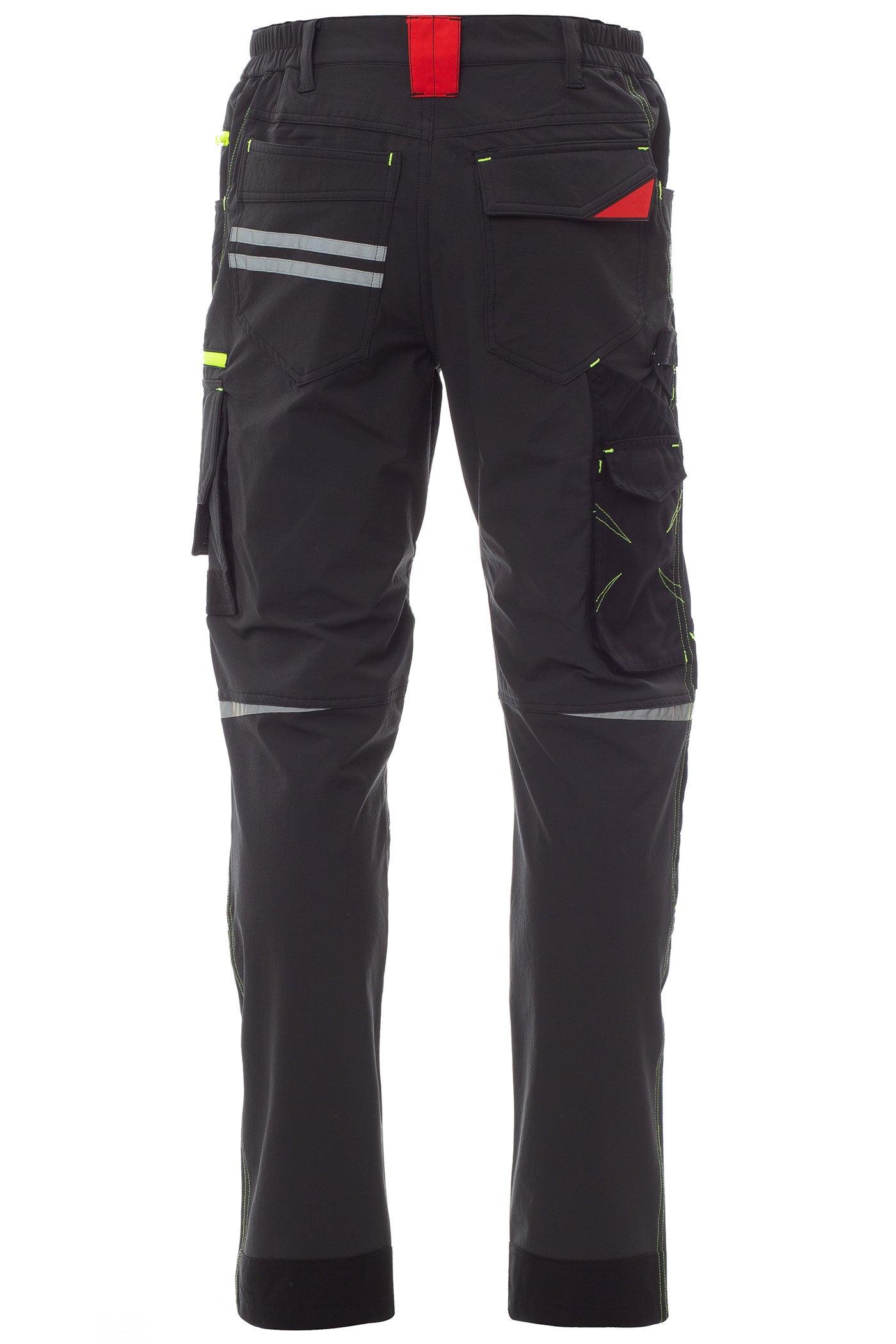 Herren Arbeitshose mit dehnbarem Bund und multifunktionalen Taschen in Anthrazit